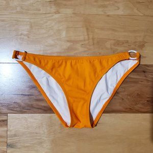 Solid & Striped + Staud Romy Orange Bikini Bottom, Size S